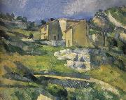 Paul Cezanne Masion en Provence-La vallee de Riaux pres de l'Estaque Spain oil painting artist